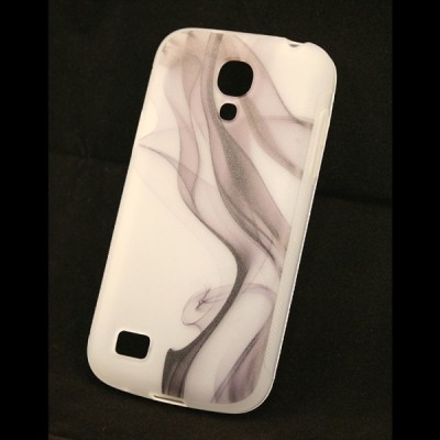 „Bullet“ Samsung Galaxy S4 mini i9195 cieta silikona apvalks - Black Smoke (Melns Dūms) / Vacins.lv