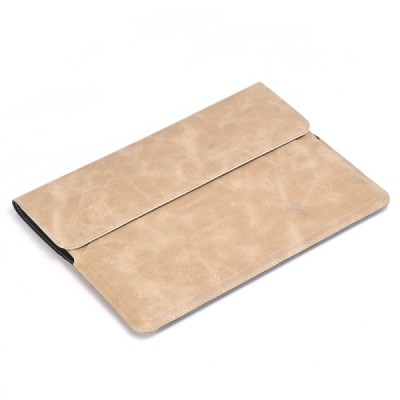 Universali šviesiai smėlio spalvos odinė kompiuterinės planšetės įmautė, vokas, 9.7 colių planšetėms / Priedai.lt