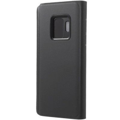 Samsung Galaxy S9 (G960) plastikinis atverčiamas juodas dėklas / Priedai.lt