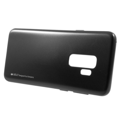 Samsung Galaxy S9+ (G965) Mercury juodas kieto silikono tpu dėklas - nugarėlė / Priedai.lt