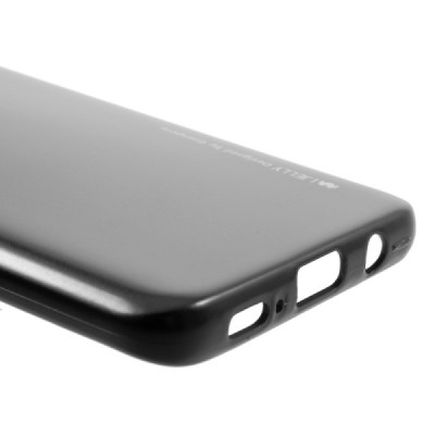 Samsung Galaxy S9+ (G965) Mercury juodas kieto silikono tpu dėklas - nugarėlė / Priedai.lt