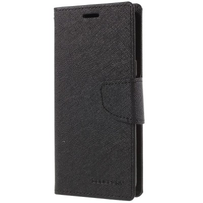 „Mercury“ Fancy Samsung Galaxy S9 (G960) melns ādas maciņš / Vacins.lv