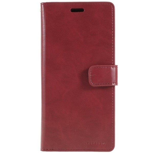 „Mercury“ Bravo Diary atvēramais maciņš - bordo (Galaxy S9+)