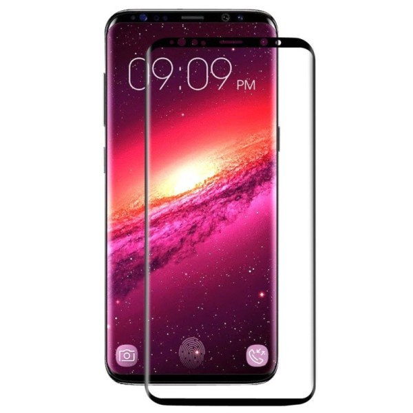 „Hat-Prince“ Tempered Glass apsauginis ekrano stiklas 0.26 mm - juodas (Galaxy S9)