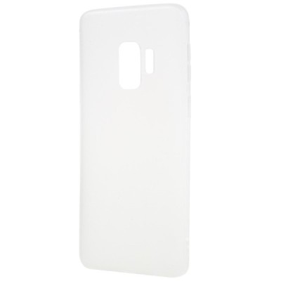 Samsung Galaxy S9 (G960) matētas, balts cieta silikona (TPU) balts apvalks / Vacins.lv