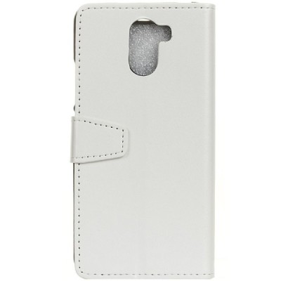 Samsung Galaxy S9+ (G965) atvēramais ādas balts maciņš (maks) / Vacins.lv