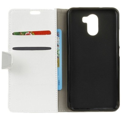 Samsung Galaxy S9+ (G965) atvēramais ādas balts maciņš (maks) / Vacins.lv