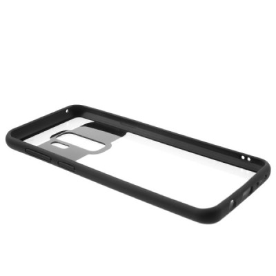 Samsung Galaxy S9+ (G965) „FOCUS“ dzidrs apmales melnā krāsā apvalks / Vacins.lv