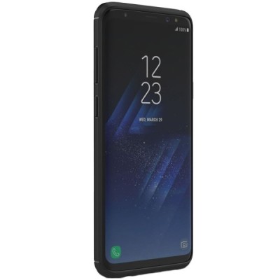 Samsung Galaxy S9+ (G965) „Carbon“ cieta silikona (TPU) melns apvalks / vacins.lv