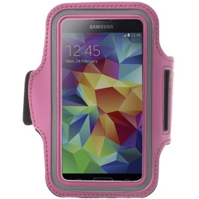 Dėklas sportui (raištis ant rankos) - šviesiai rožinis, universalus (L+ dydis) / Priedai.lt