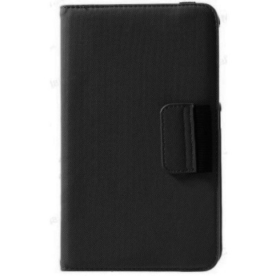 Asus Memo Pad 7 ME176C atvēramais melns ādas futrālis, grozās 360° grādu apjomā / Vacins.lv