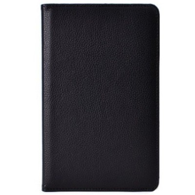 Asus Fonepad 7 atverčiamas, sukamas 360 laipsnių, juodas odinis dėklas - stovas / Priedai.lt