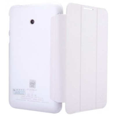 Asus Fonepad 7 „Nillkin“ Sparkle atverčiamas baltas odinis dėklas - knygutė / Priedai.lt