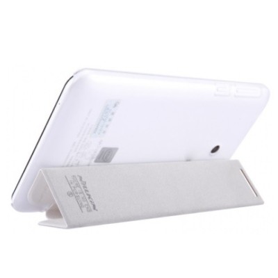 Asus Fonepad 7 „Nillkin“ Sparkle atverčiamas baltas odinis dėklas - knygutė / Priedai.lt