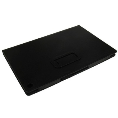 Sony Xperia Tablet Z klasisks atvēramais melns futrālis / Vacins.lv