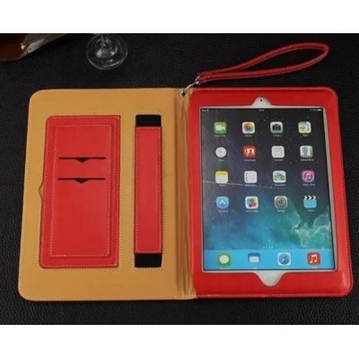 Apple iPad Pro 9.7" klasisks atvēramais sarkans futrālis / Vacins.lv