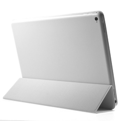 Apple iPad Pro 12.9" atverčiamas smart case smėlio spalvos odinis dėklas - knygutė / Priedai.lt