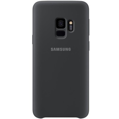 Samsung Galaxy S9 (G960) „Samsung“ Silicone Cover kieto silikono juodas dėklas / Priedai.lt