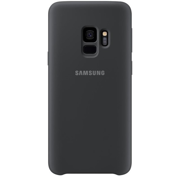 „Samsung“ Silicone Cover dėklas - juodas (Galaxy S9)