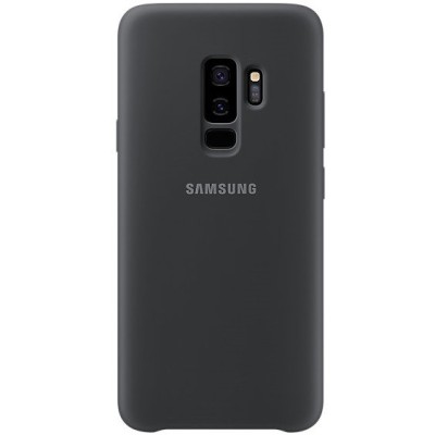 Samsung Galaxy S9+ (G965) „Samsung“ Silicone Cover cieta silikona TPU melns apvalks / vacins.lv