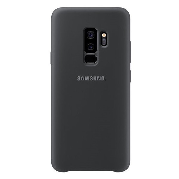 „Samsung“ Silicone Cover dėklas - juodas (Galaxy S9+)