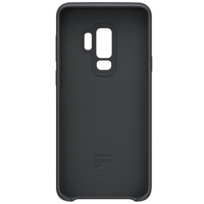 Samsung Galaxy S9+ (G965) „Samsung“ Silicone Cover kieto silikono juodas dėklas / Priedai.lt