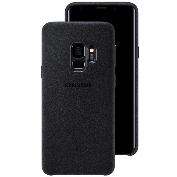 „Samsung“ Alcantara Cover apvalks - melns (Galaxy S9)