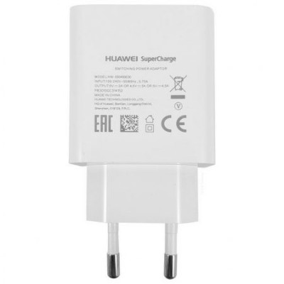 Origināls „Huawei“ Super Charge (HW-100225E00) balts tīkla lādētājs / Vacins.lv