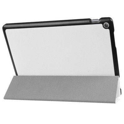 Asus ZenPad 10 (Z300C, Z300CL, Z300CG, Z301ML, Z301MFL) atvēramais balts maciņš / Vacins.lv