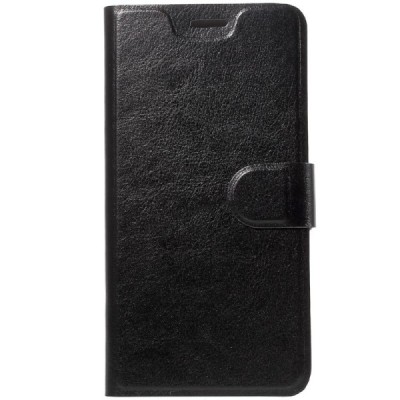 HTC One X10 atvēramais ādas melns maciņš (maks) / Vacins.lv