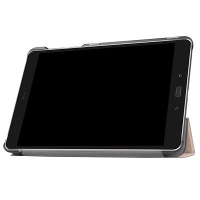 Asus ZenPad Z10 (ZT500KL) ir ZenPad 10 3S (Z500KL) atverčiamas auksinis odinis dėklas - knygutė / Priedai.lt