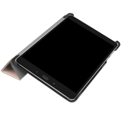 Asus ZenPad Z10 (ZT500KL) ir ZenPad 10 3S (Z500KL) atverčiamas auksinis odinis dėklas - knygutė / Priedai.lt