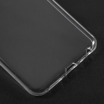 Huawei P smart 2018 (Enjoy 7S) skaidrus (permatomas) kieto silikono TPU ploniausias pasaulyje bespalvis dėklas / Priedai.lt