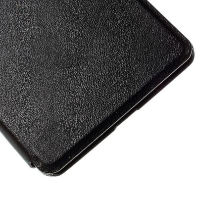 Huawei Mate S melns atvēramais „View Window“ ādas maciņš / Vacins.lv