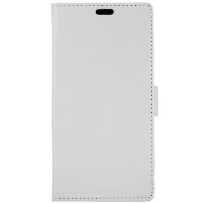 Honor 8 Pro (Huawei Honor V9) atvēramais ādas balts maciņš, grāmata (maks) / Vacins.lv
