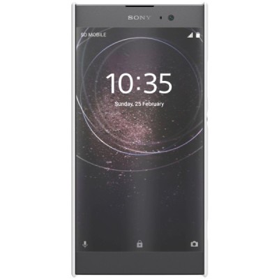 Nillkin Frosted Shield Sony Xperia XA2 (XA2 Dual) balts plastmasas futrālis + ekrāna aizsargplēve / Vacins.lv