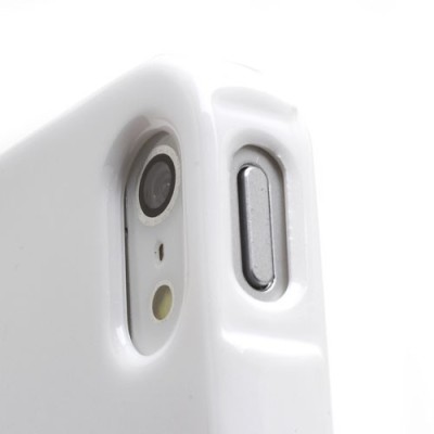 „Mercury“ Color kieto silikono (TPU) baltas Apple iPhone SE (5, 5s) dėklas (dėkliukas) / Priedai.lt