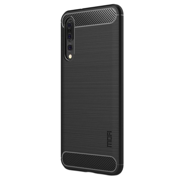 „Mofi“ cieta silikona (TPU) apvalks - melns (P20 pro)