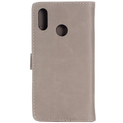 Huawei P20 Lite (Nova 3e) atvēramais ādas smilšains retro maciņš (maks) / Vacins.lv