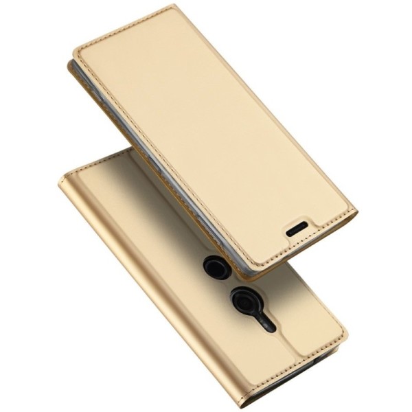 „Dux Ducis“ Skin atvērams maciņš - zelta (Sony Xperia XZ2)