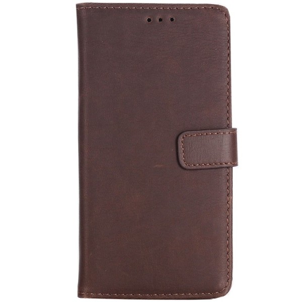 „Retro“ atvēramais maciņš - tumši brūns (P20 Lite)