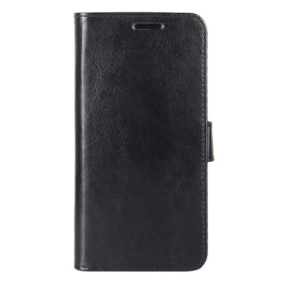 Huawei P20 Lite (Nova 3e) atvēramais ādas melns maciņš, grāmata (maks) / Vacins.lv