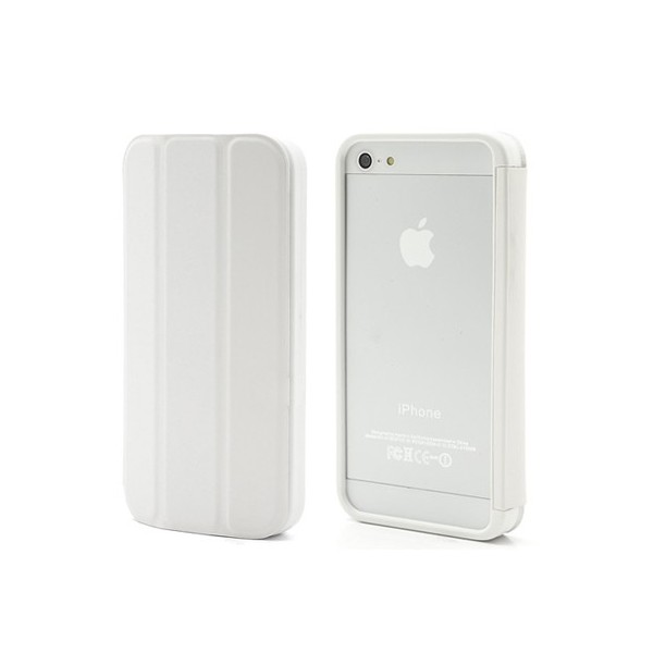 Atverčiamas rėmelis (bamperis) - baltas (iPhone 5 / 5S / SE 2016)