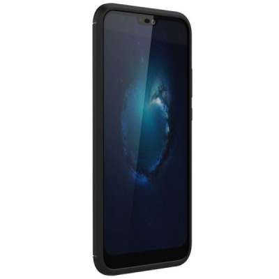 Huawei P20 Lite (Nova 3e) „Carbon“ cieta silikona (TPU) melns apvalks / vacins.lv