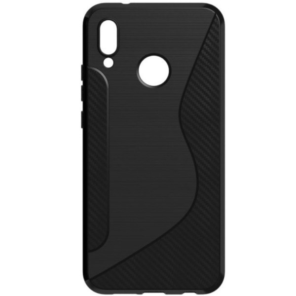 „S-Line“ cieta silikona (TPU) apvalks - melns (P20 Lite)