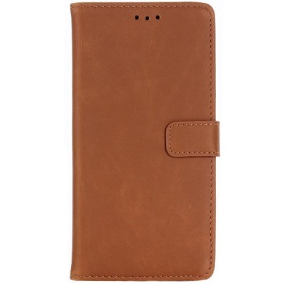 Sony Xperia XZ2 atvēramais ādas gaiši brūns retro maciņš (maks) / Vacins.lv