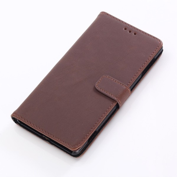 „Retro“ atvēramais maciņš - tumši brūns (Xperia XZ2)