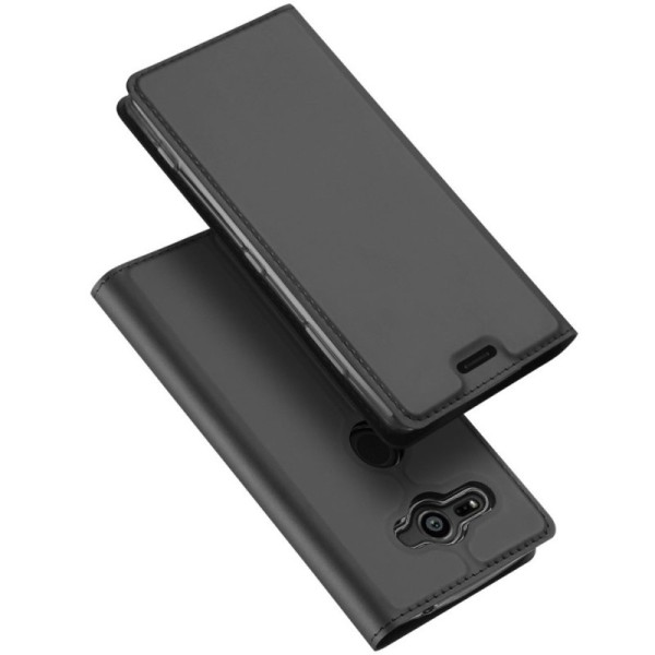 „Dux Ducis“ Skin atvērams maciņš - melns (Sony Xperia XZ2 Compact)
