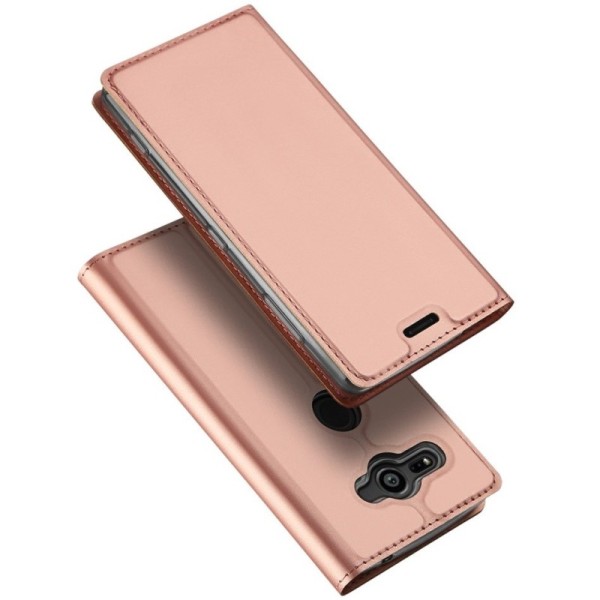 „Dux Ducis“ Skin atvērams maciņš - rozs (Sony Xperia XZ2 Compact)