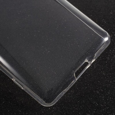 Sony Xperia XZ2 Compact kieto silikono TPU skaidrus dėklas - nugarėlė / Priedai.lt